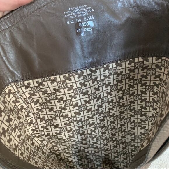 Tory Burch Teresa Leather riding Boots Size 6.5 - Picture 8 of 11